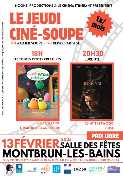 Le Ciné Soupe du jeudi de Février