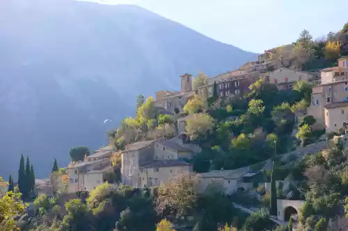 Vue de Brantes en automne